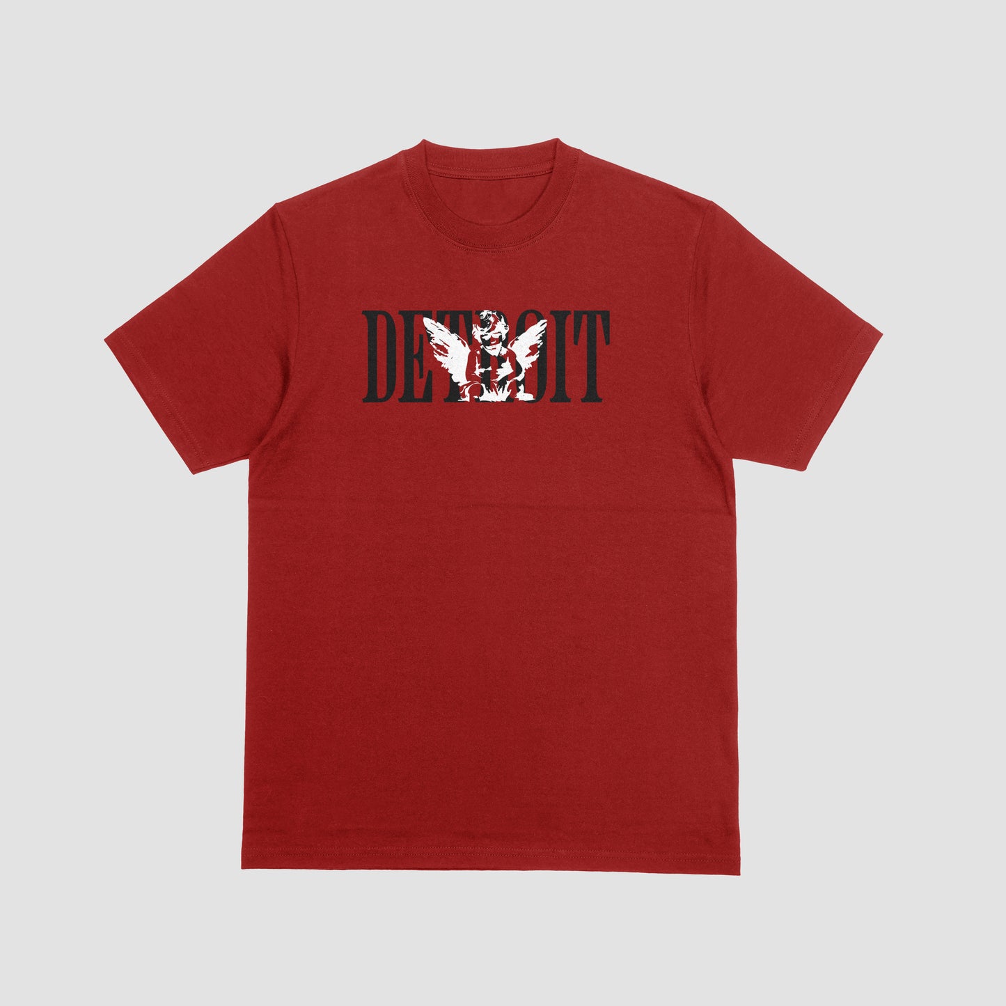 Detroit Guardian Tee-Brick Red