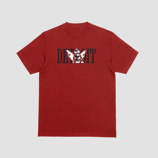 Detroit Guardian Tee-Brick Red