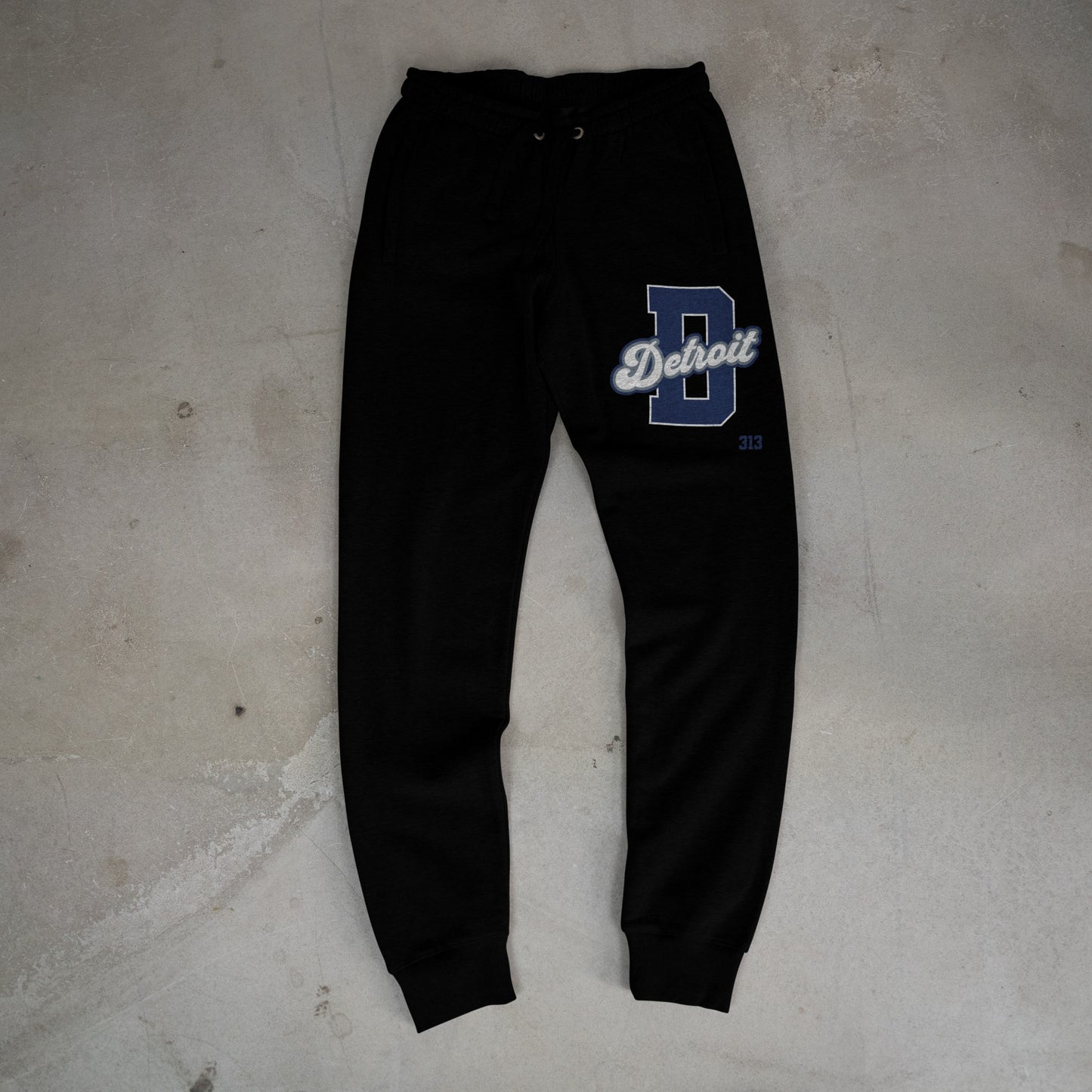 Detroit Varsity Joggers-Black